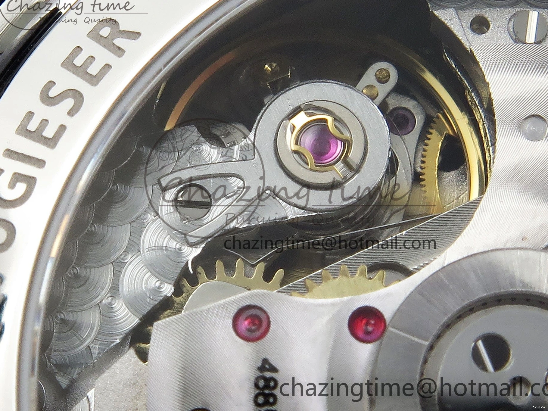 MIROTIME 0403 Portuguese Chrono IW3716 Z+F 1:1 Best Edition White Dial on Gray Rubber Strap A WrinkleFree 7014